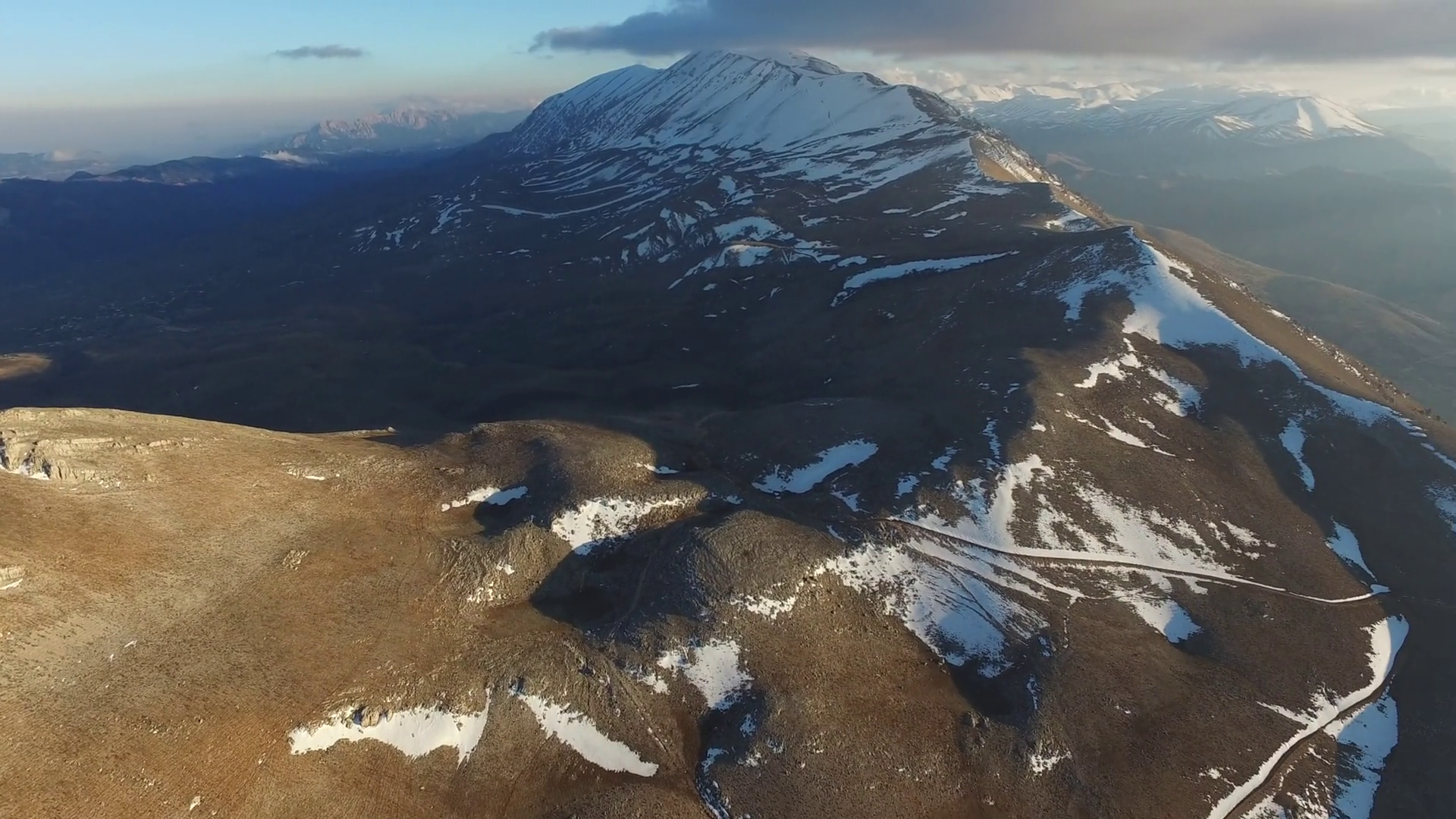 Aerial Panoramic View Of High Altitude Stock Footage SBV-348688168 ...