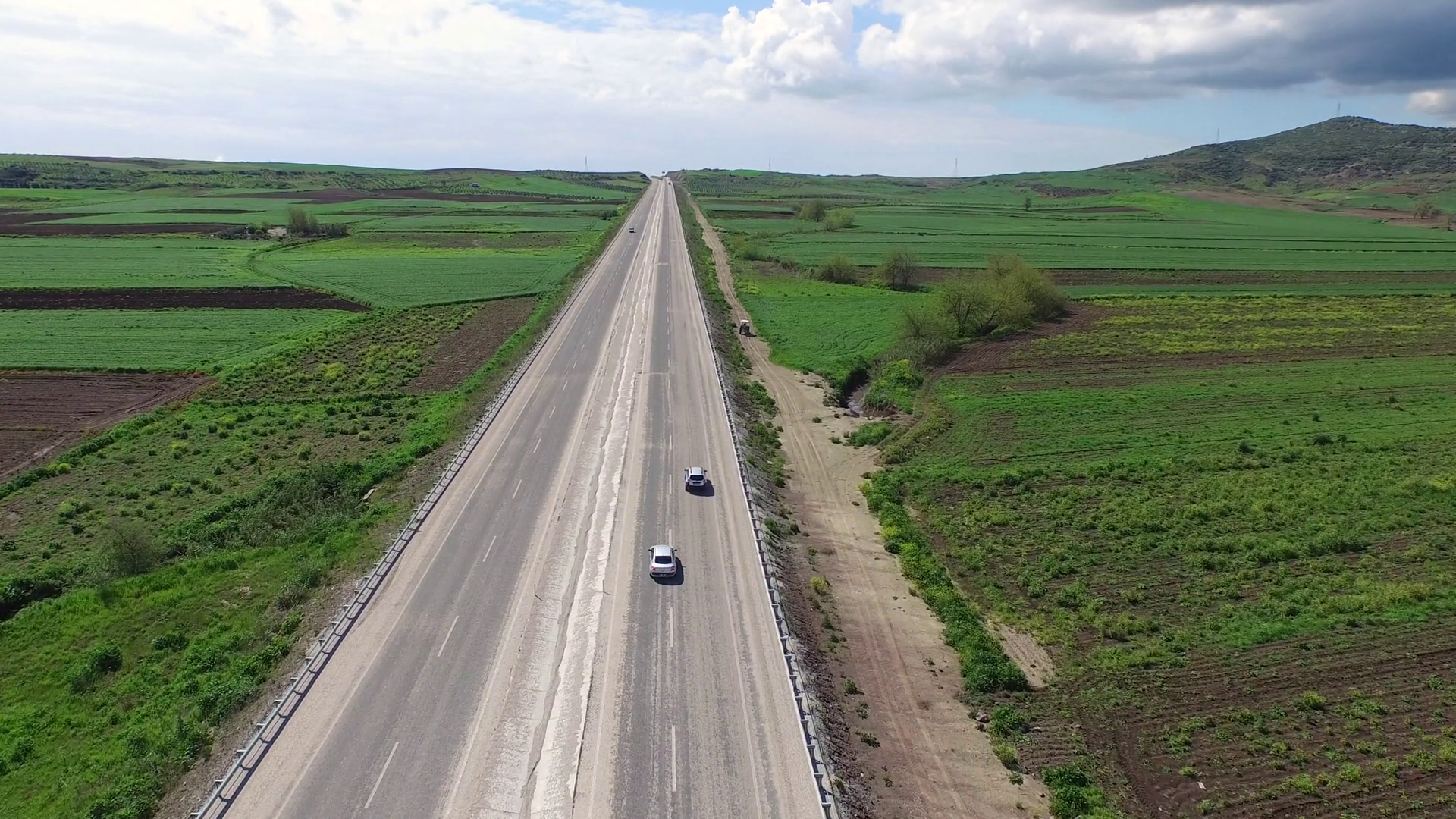 Aerial View Of Vehicles Driving On Highway Stock Footage SBV-348688209 ...