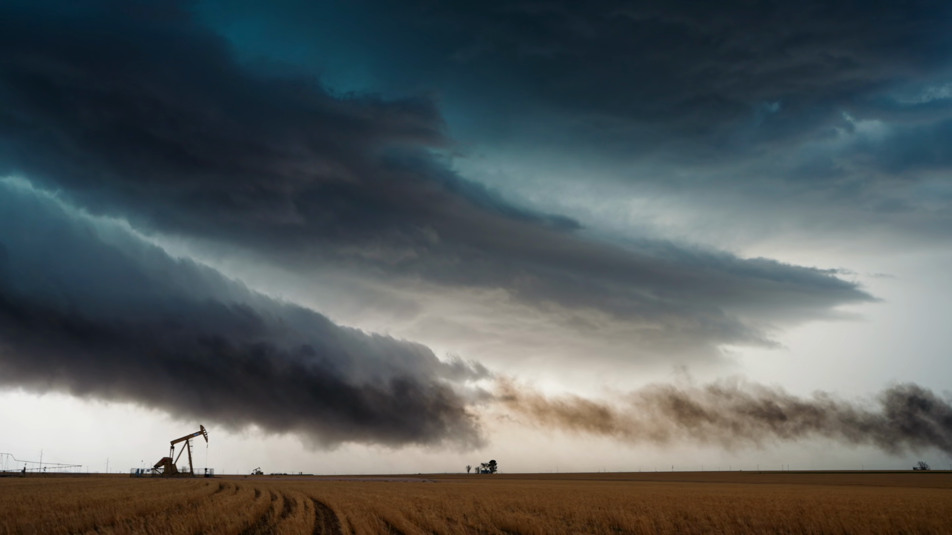 Power Of Nature Severe Thunderstorm Weather Stock Footage SBV-353859721 ...
