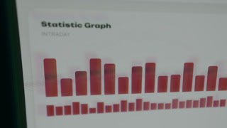 Statistic bar graph representing data distribution insights
