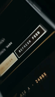 User selects digital option labeled Refresh Feed