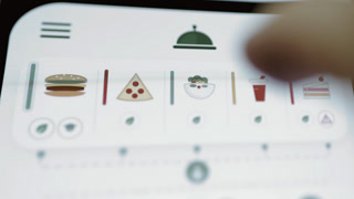 Menu compares six food product categories