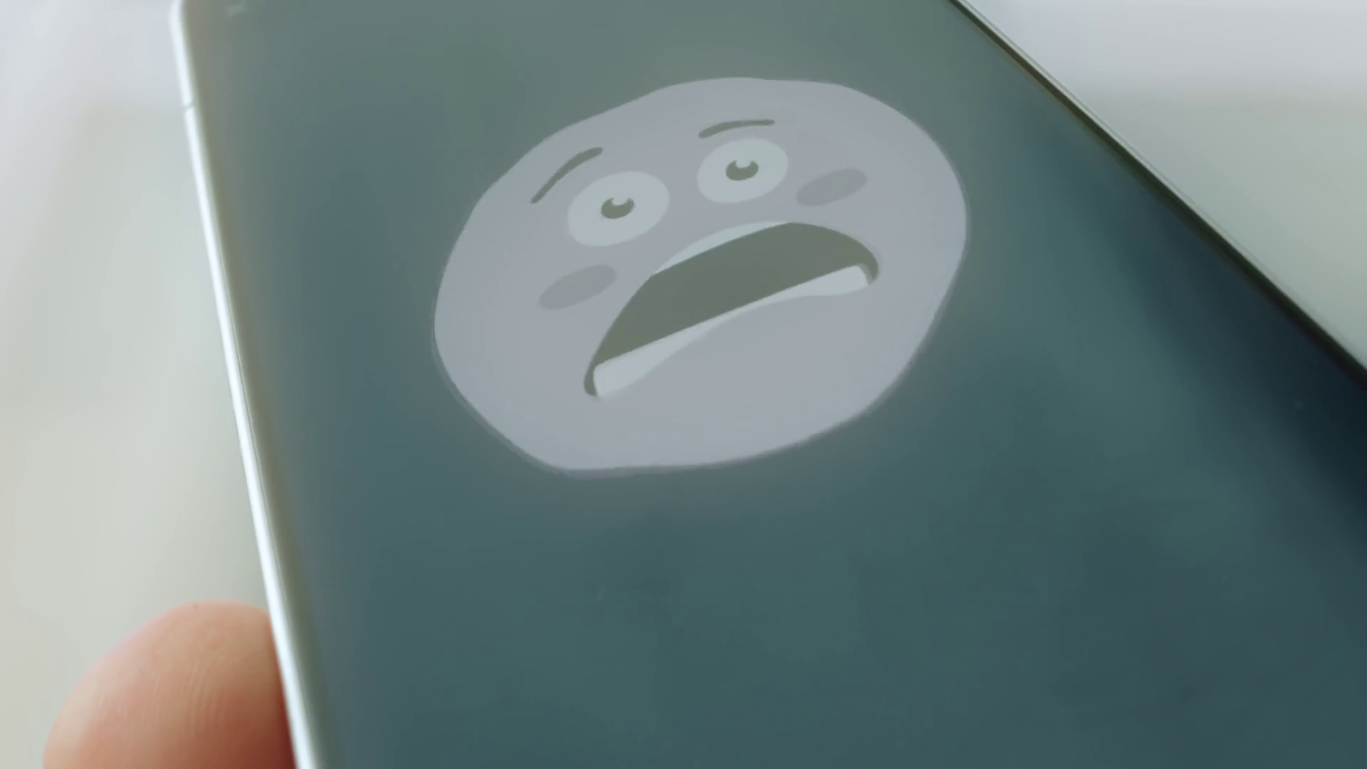 Fearful Face Emoji Shock Blue Emoji Stock Footage SBV-352498521 ...