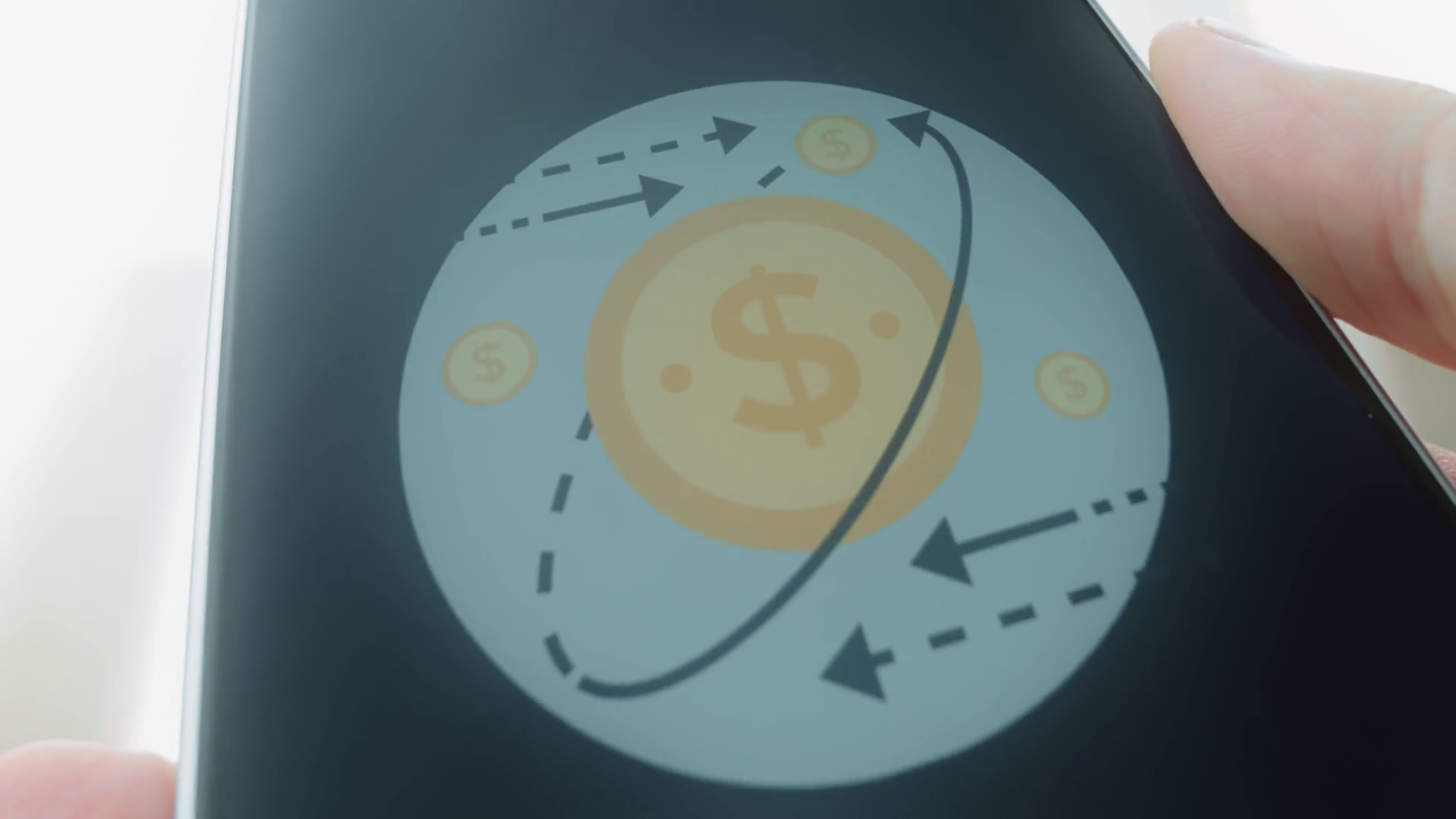 Money Flow Movement Of Money Within System Stock Footage SBV-352500213 ...