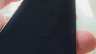 Person holding a signpost with UX and UI directions, presentation