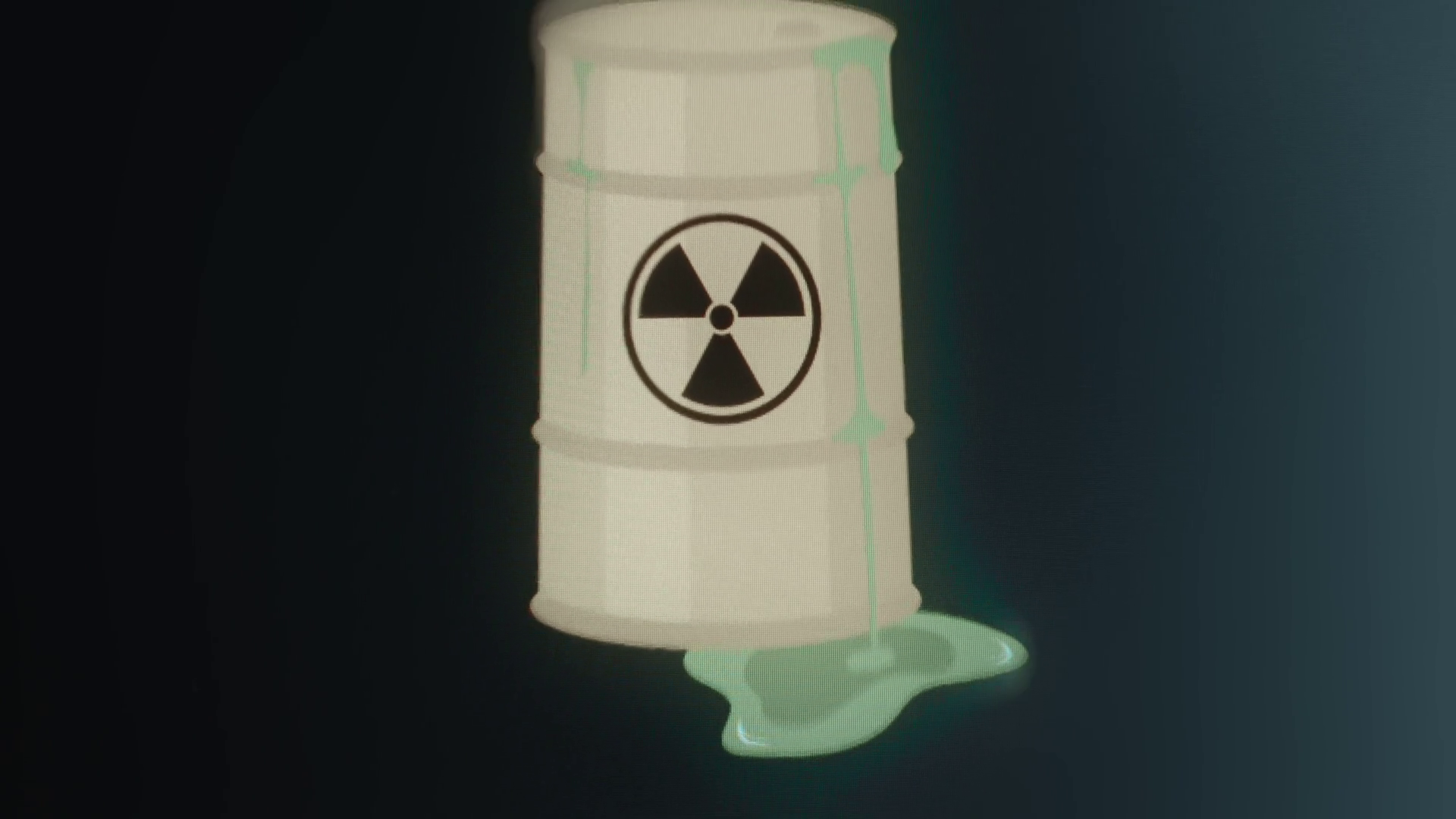 Spill Of Radioactive Waste From Barrel Stock Footage SBV-352596321 ...
