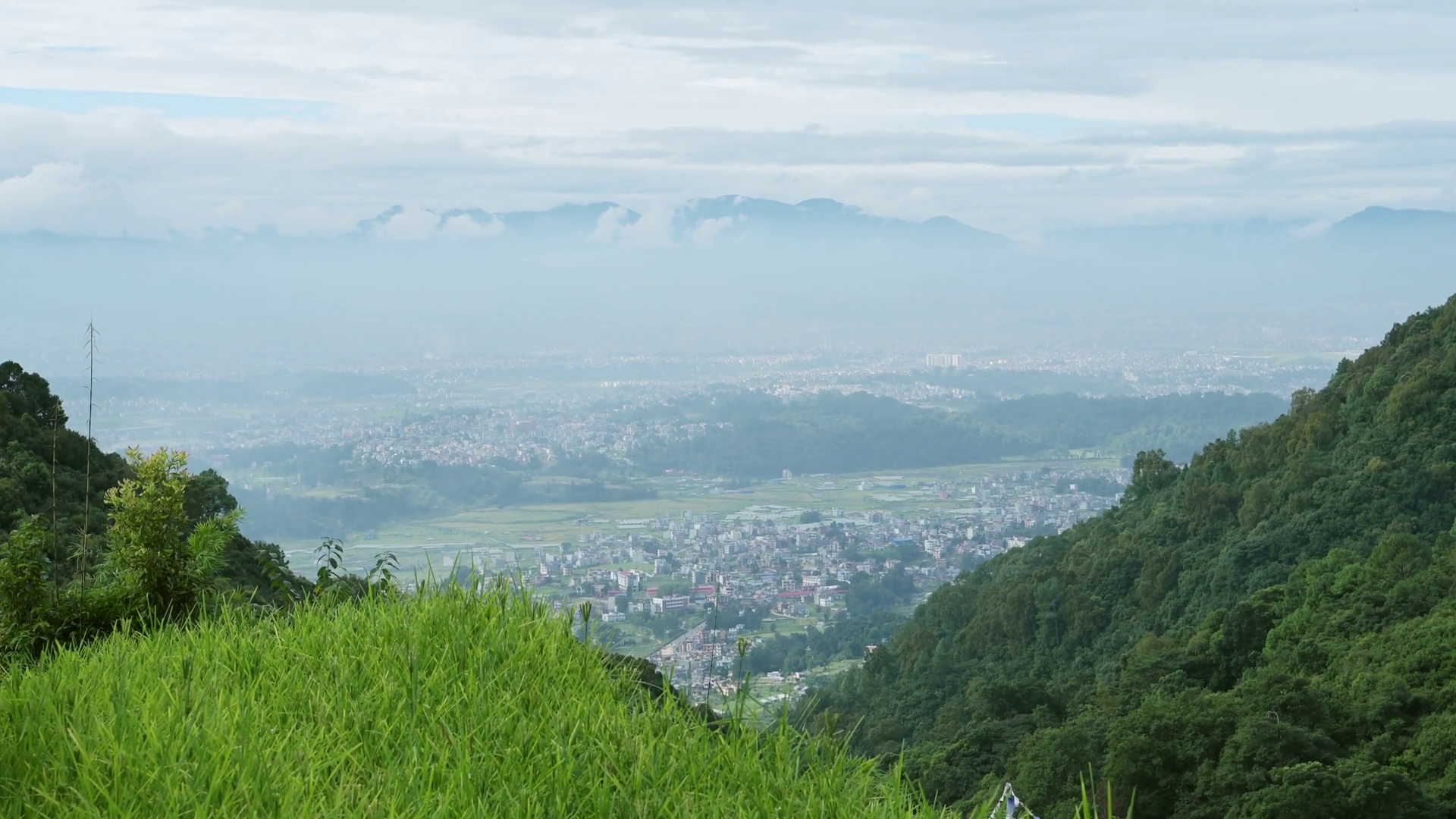 Rural Scenery Kathmandu In Nepal Rice Fields Stock Footage SBV ...