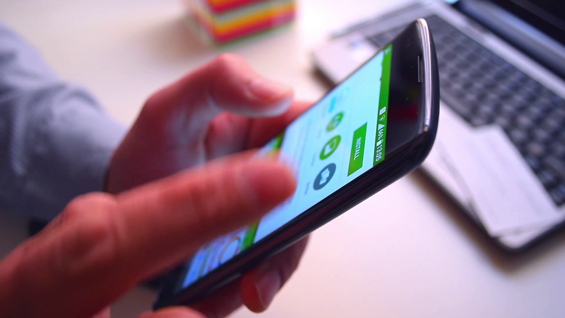 Download Install Mobile Application Stock Footage SBV311063021