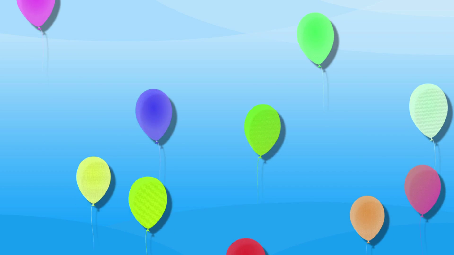 Balloons, child loop background Stock Video Footage 0010 SBV326836225