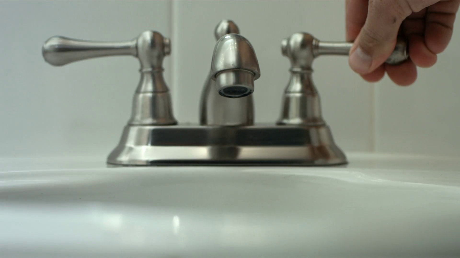 Turning On Faucet Slow Motion Stock Footage SBV348368858 Storyblocks