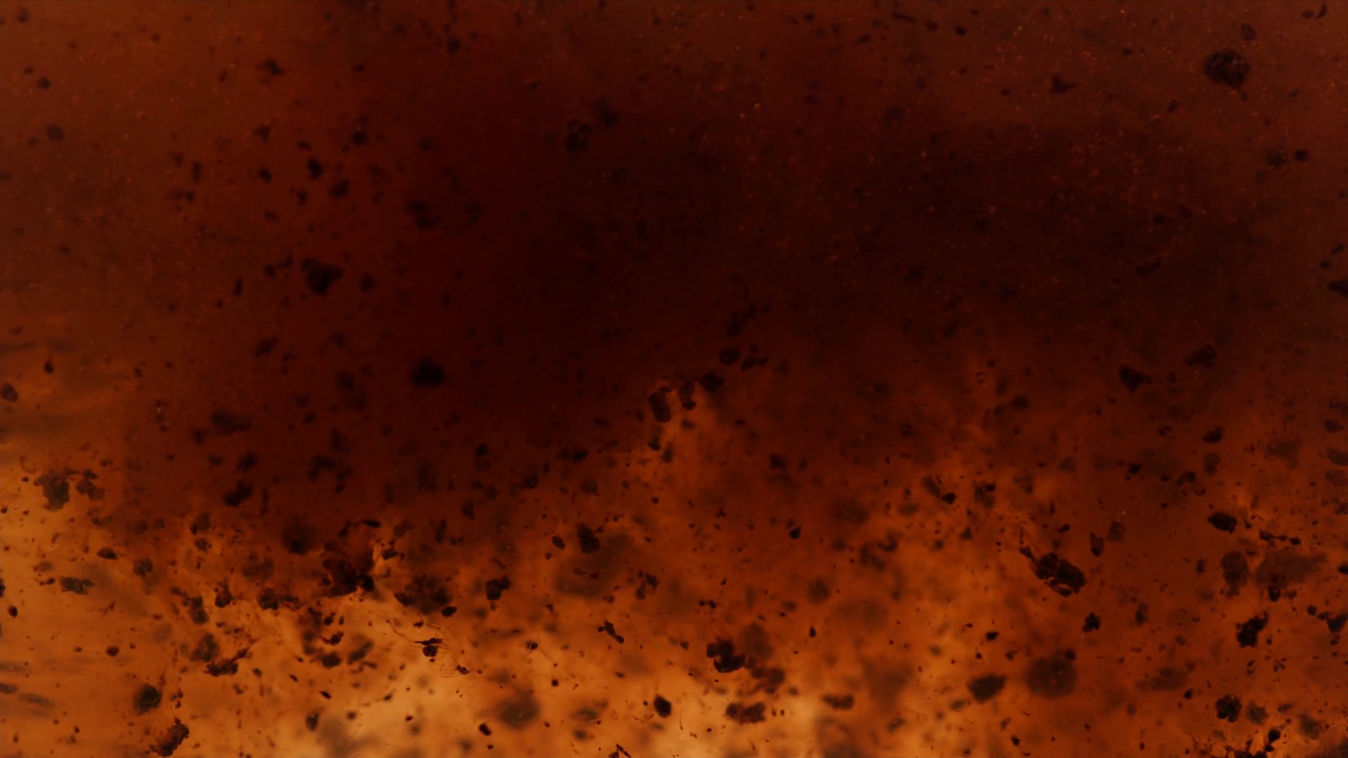 Instant Coffee Particles Dissolving In Water Stock Footage SBV