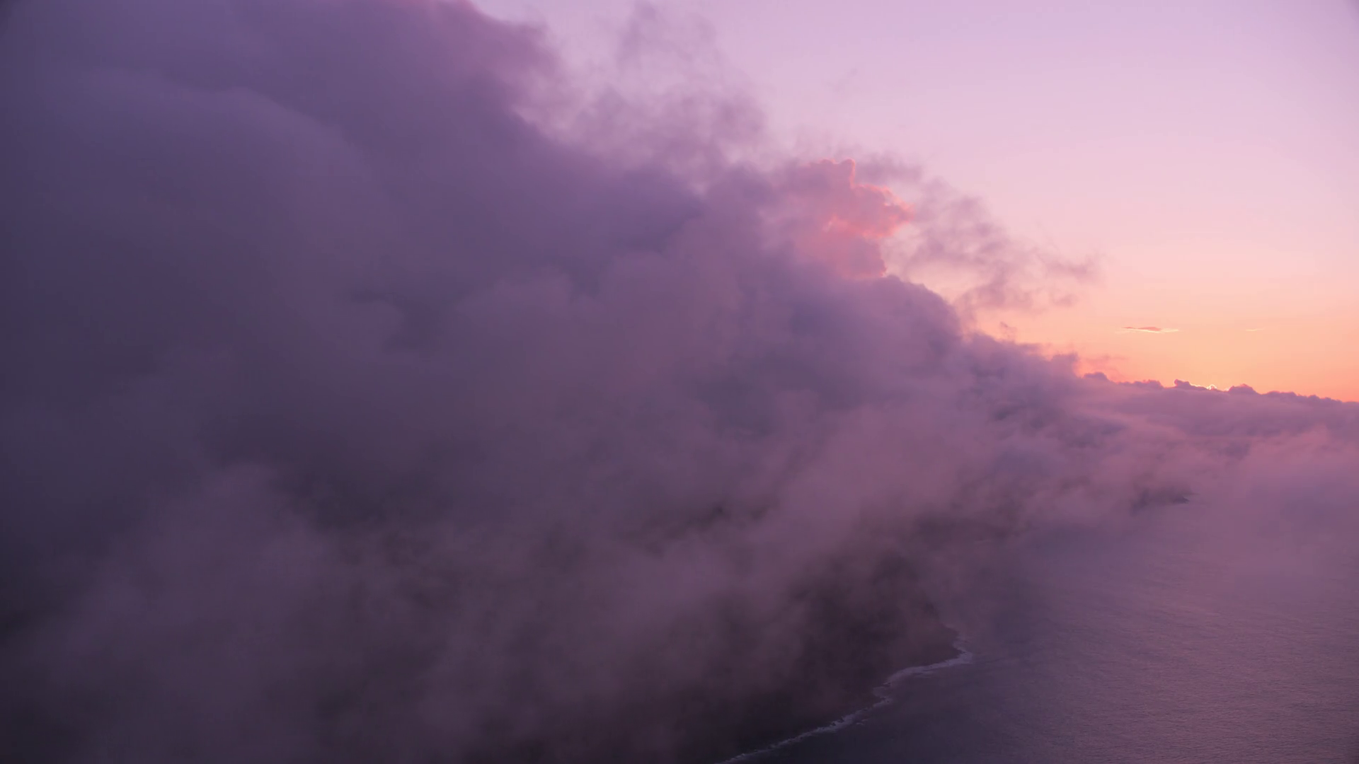 Molokai Hawaii Circa2018 Stunning Sunset Stock