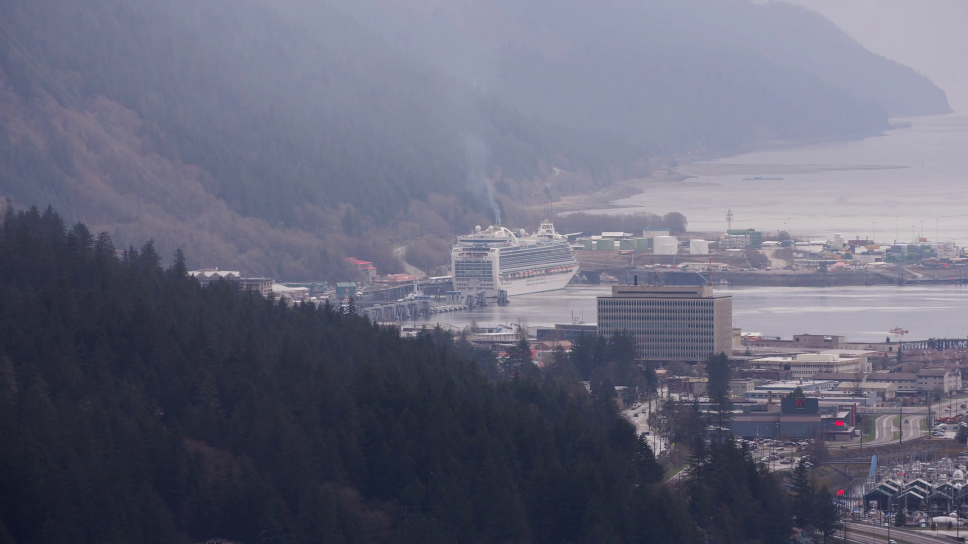 Juneau Alaska Circa2018 Aerial View Of Stock Footage SBV347695705