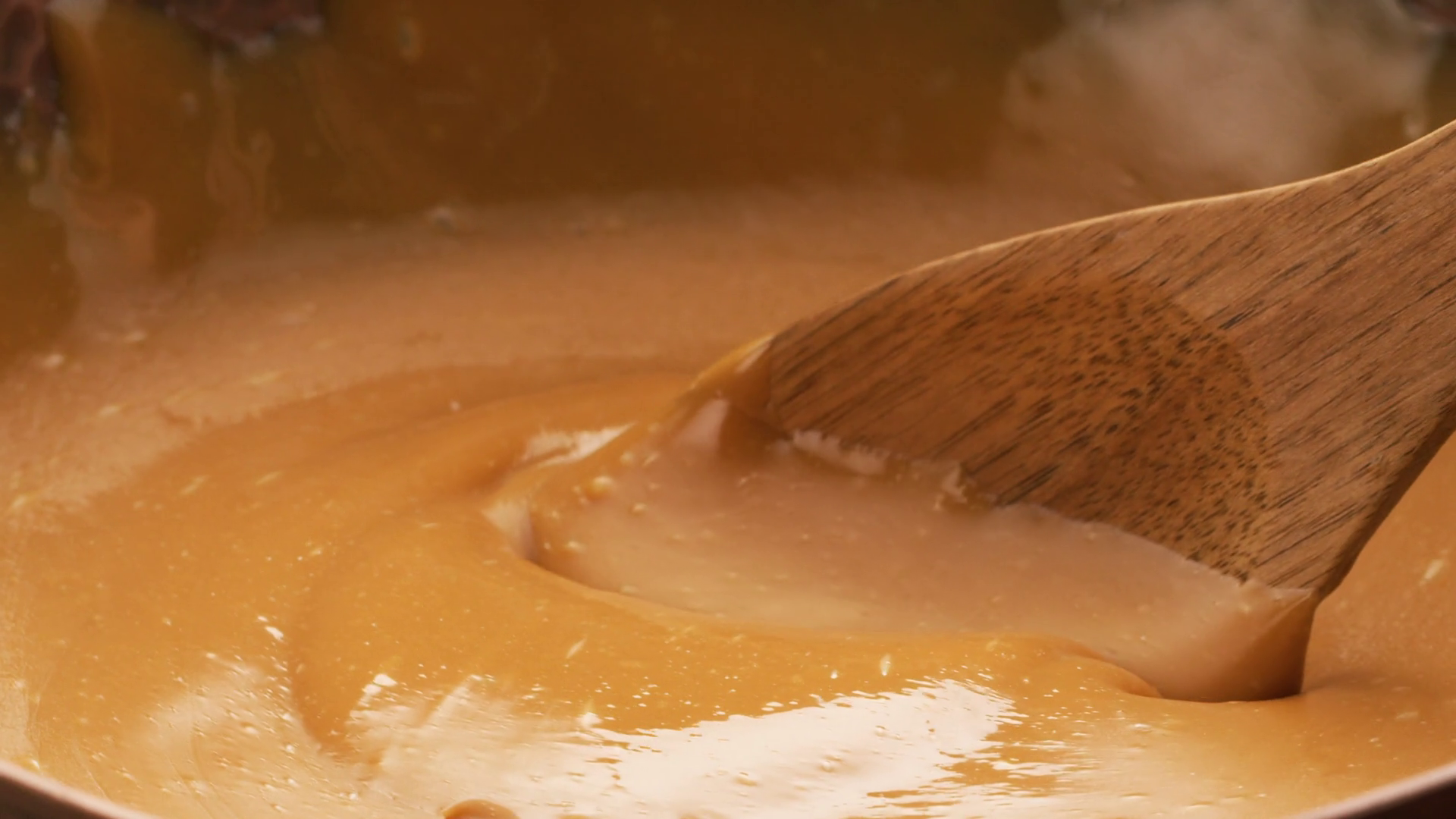 Stirring Melted Caramel Closeup Food Shot Stock Footage SBV-347702983 ...