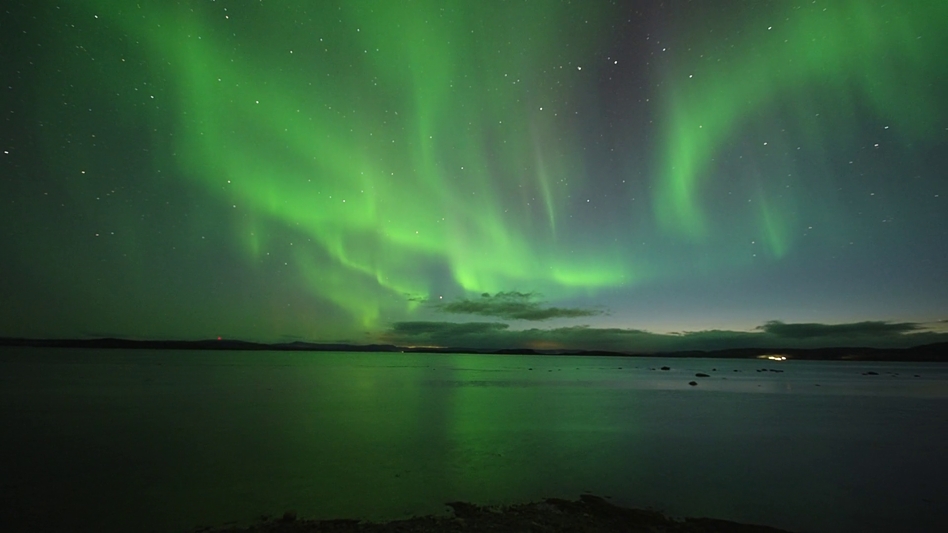 A Mesmerizing Dance Of Green Purple Northern Stock Footage SBV ...
