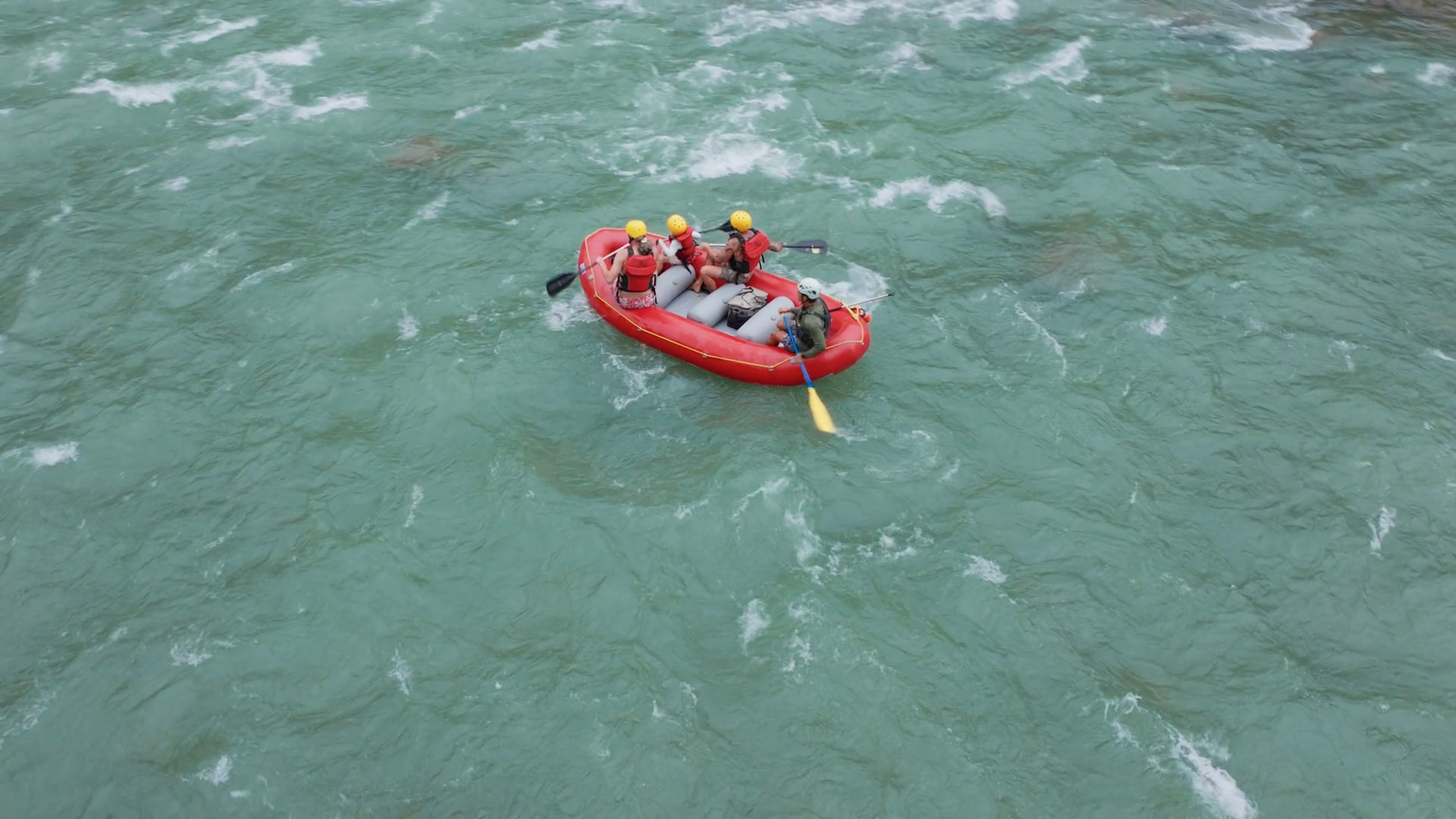 Experience Exciting River Rafting Adventure Stock Footage SBV-351929601 ...