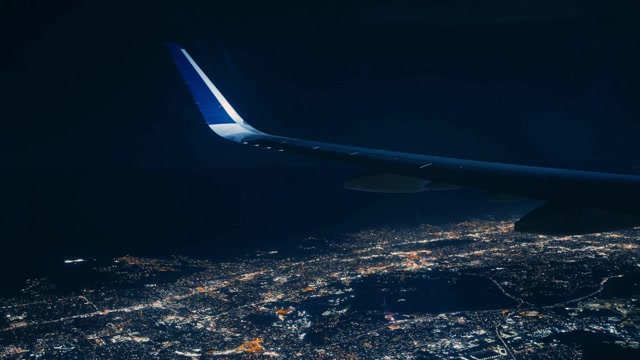 Air Plane Flying Deep Blue Stock Footage: Royalty-Free Video Clips ...