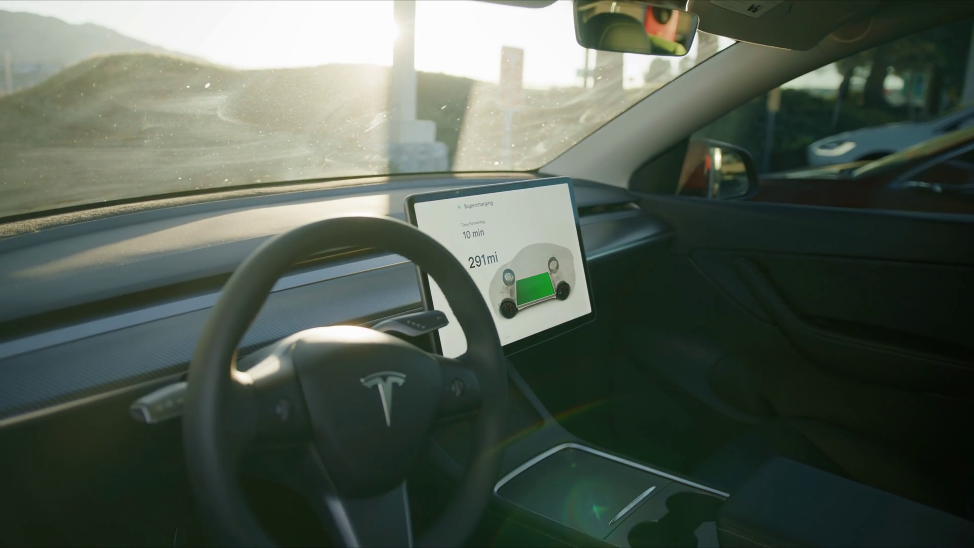 Electric Car Battery Indicator Showing Stock Footage SBV347697243