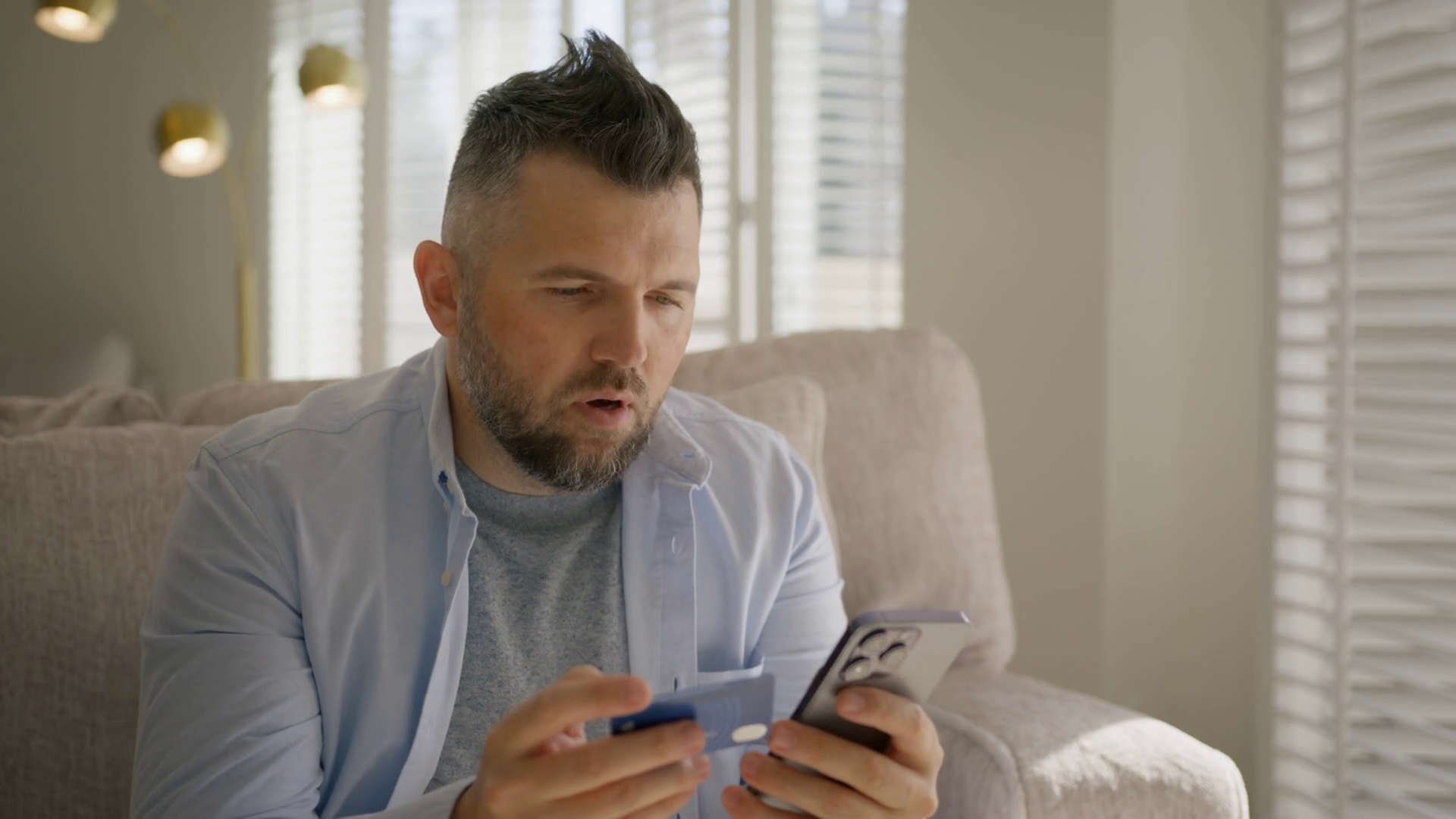 Upset Guy Feels Angry Due Lack Of Money Stock Footage SBV-348709674 ...
