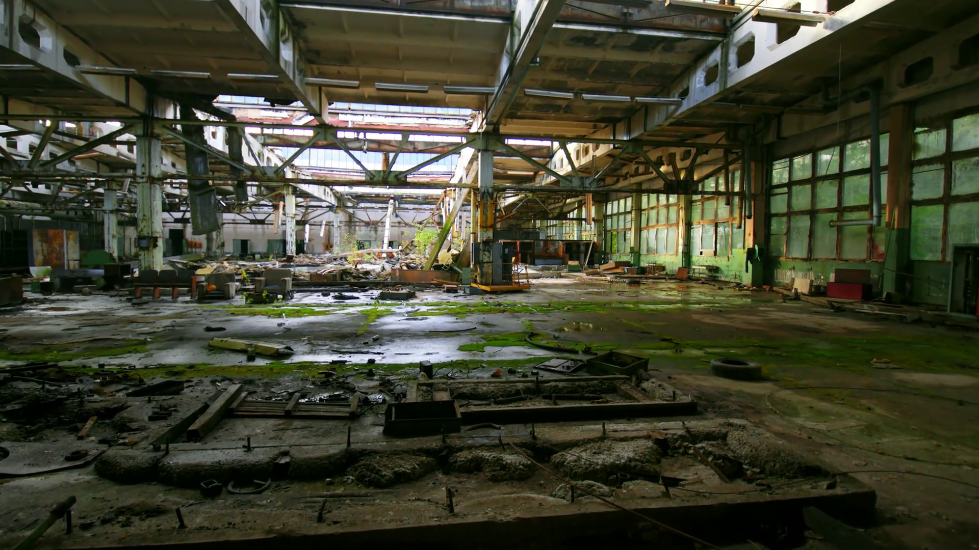 Abandoned Jupiter Factory Entrance In Stock Footage SBV-352800440 ...