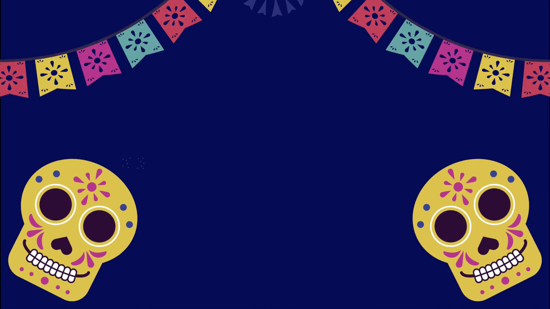 Mexican Celebration Party With Skulls Stock Motion Graphics SBV-346926537 - Storyblocks