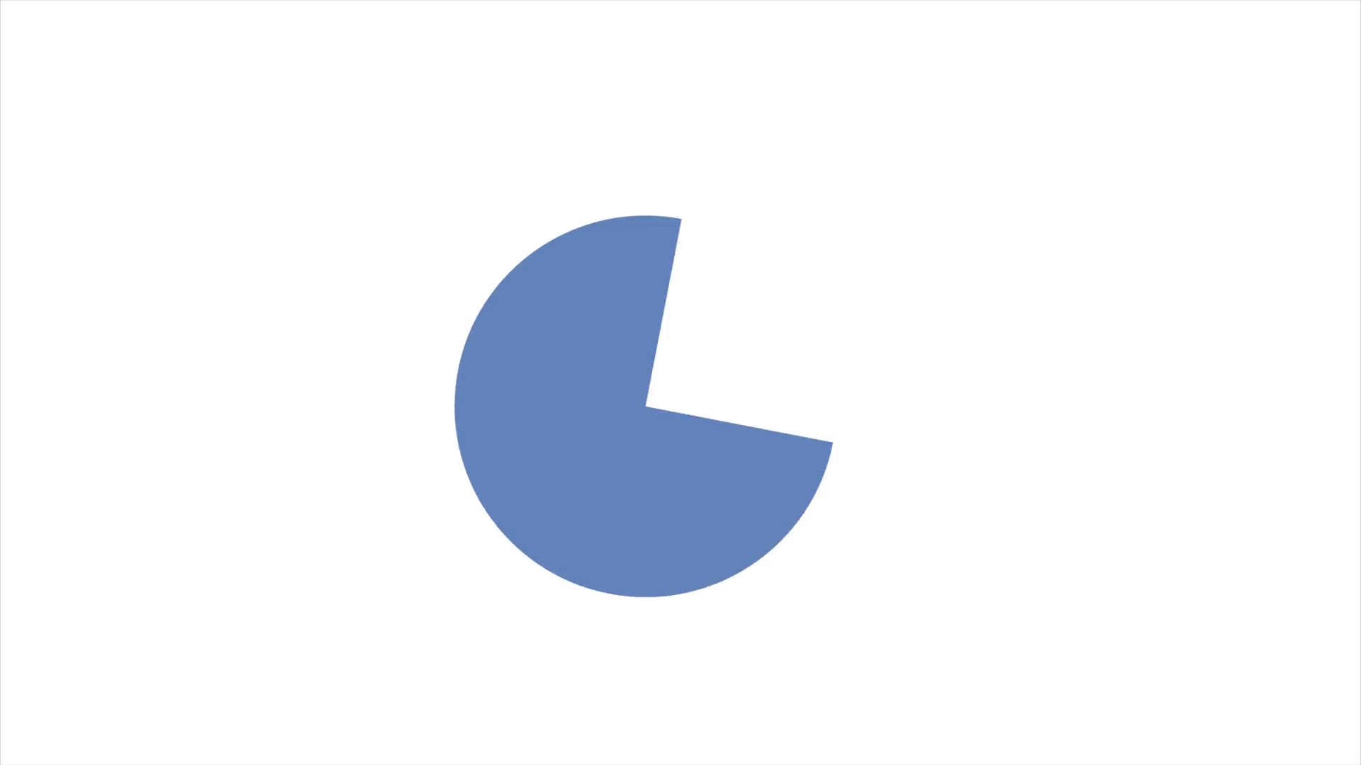 Blue Statistics Pie Infographic Animation Stock Motion Graphics SBV