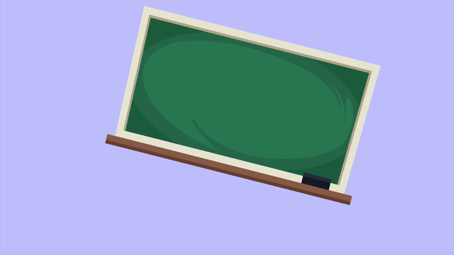 Little Schoolboy With Chalkboard Animation Stock Motion Graphics SBV