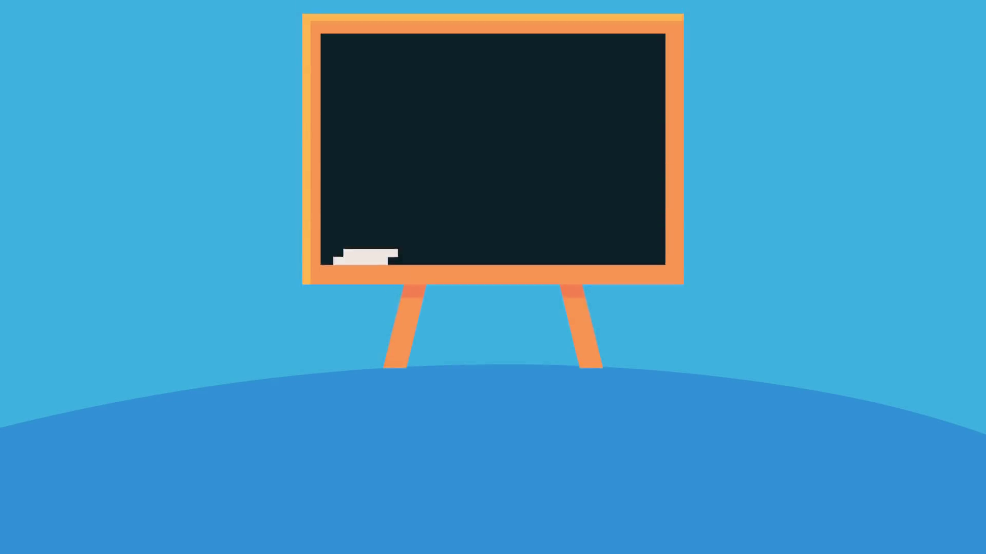 chalkboard classroom school equipment animation Motion Background 0012