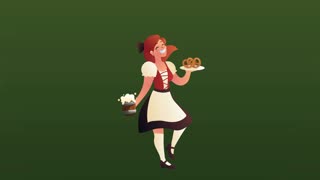 oktoberfest celebration german woman