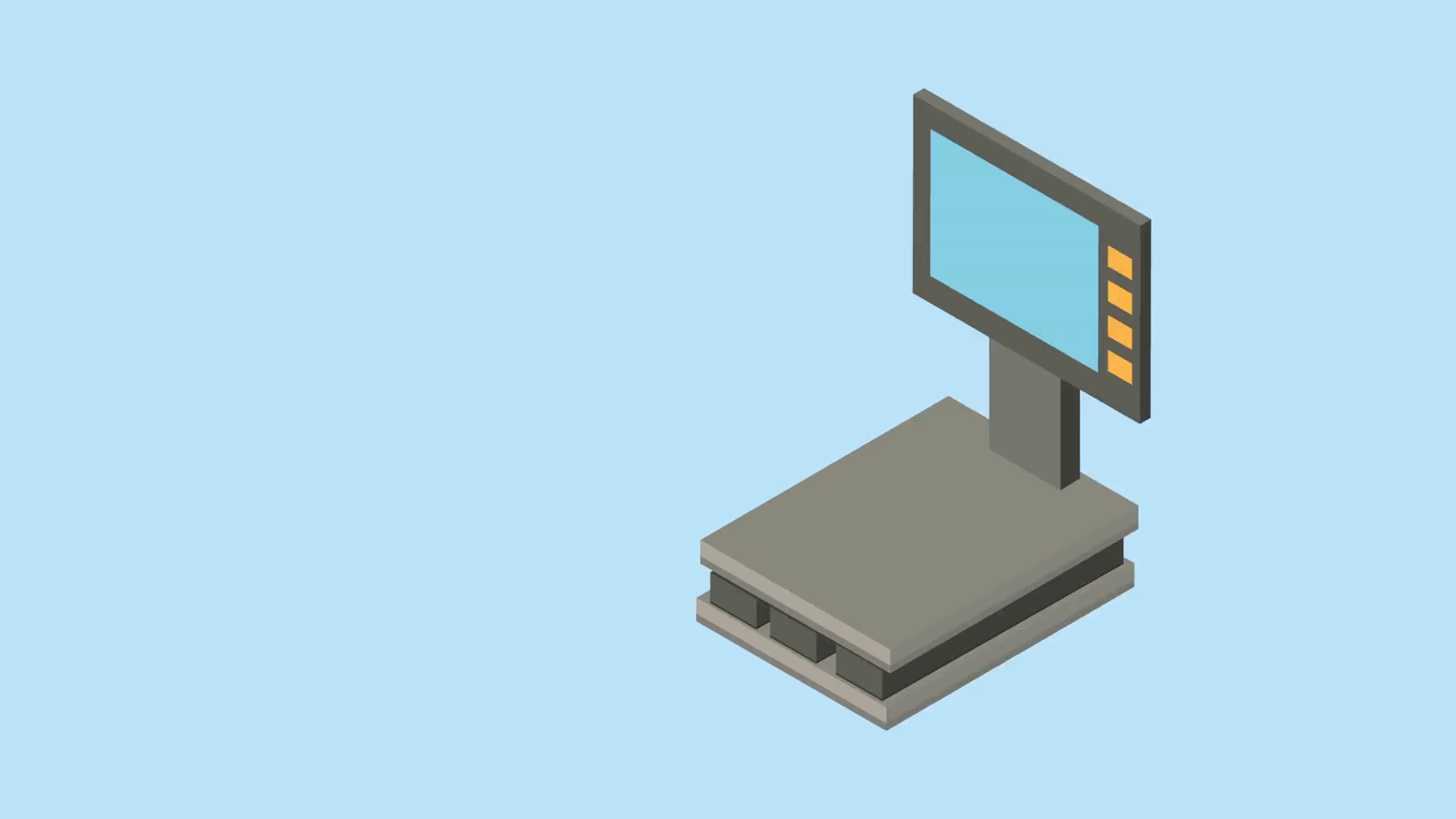 measure balance with box logistic animation Motion Background 0012 SBV