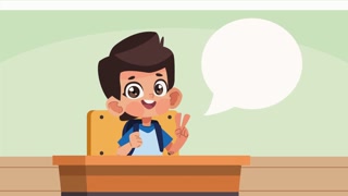 Young Student Engages in Classroom Activity