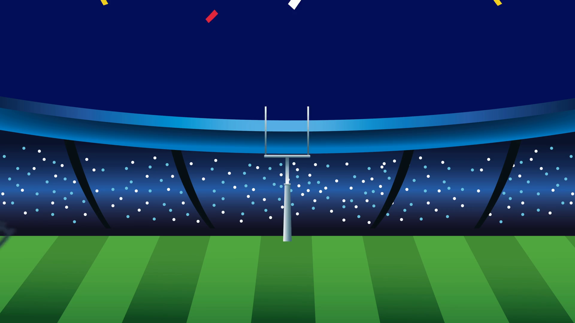 American Football Balloon With Helmet Stock Motion Graphics SBV