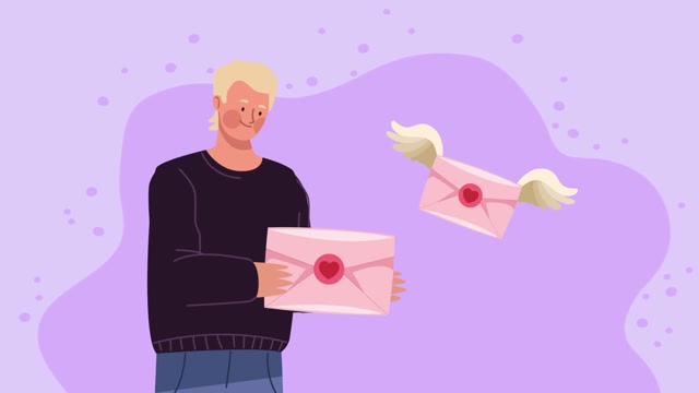 Envelope Animation | People stock footage - Storyblocks