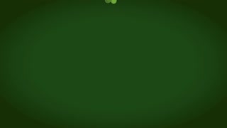 green clovers luck pattern animation
