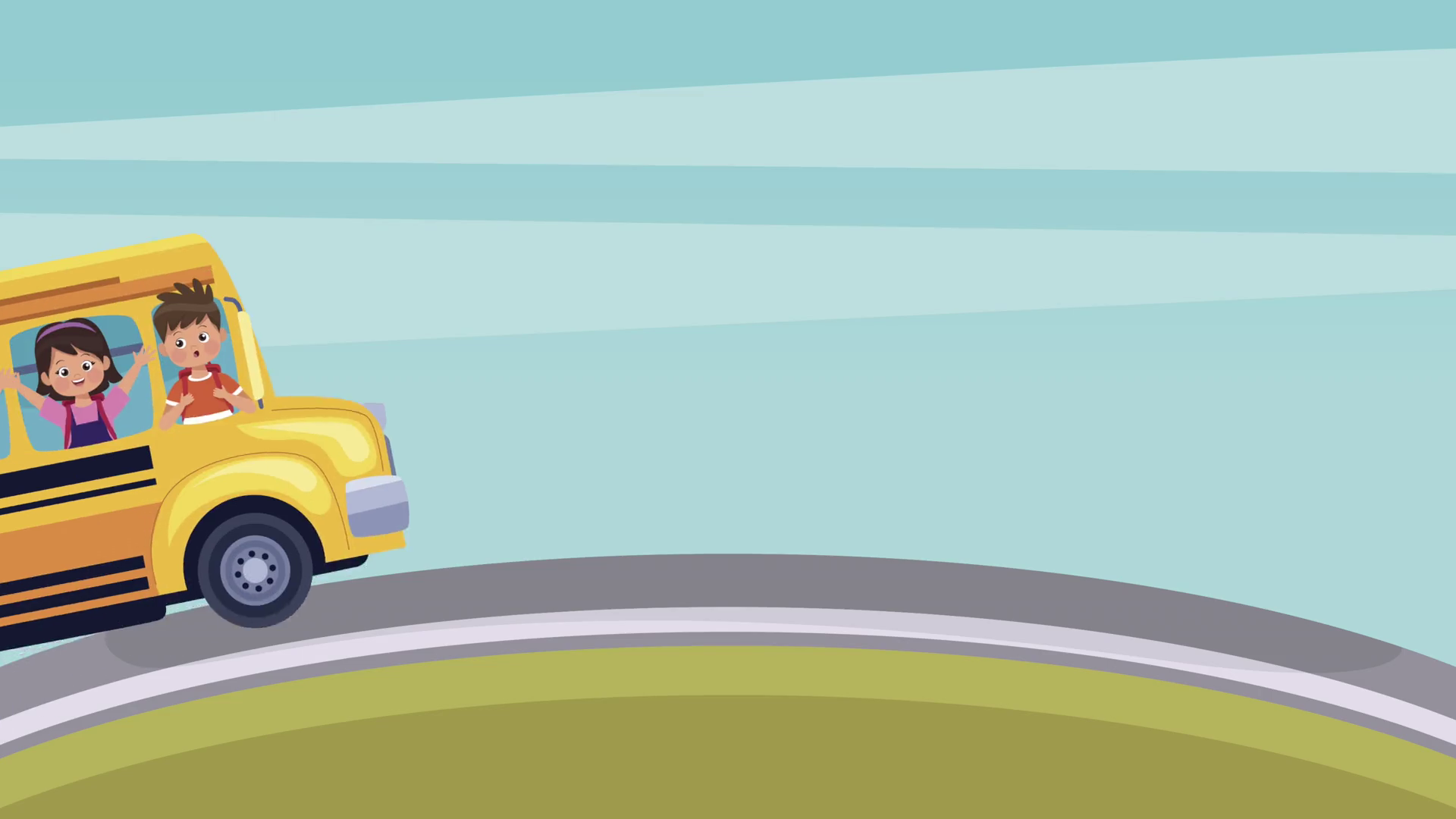 Preschool Students In Bus Characters Stock Footage SBV-346625882 ...