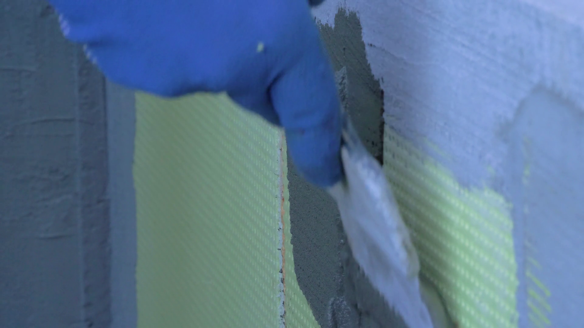 Cladding Styrofoam Insulation Sheets On Stock Footage SBV-352825108 ...