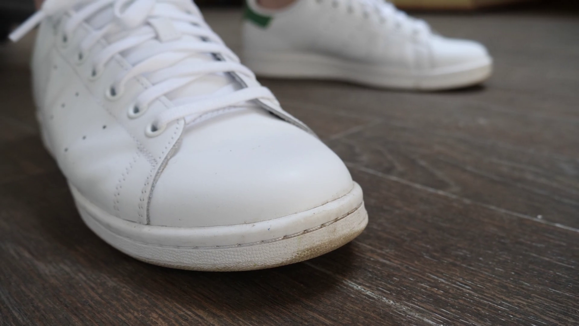 Hand Cleaning Dirty White Shoes Sneakers At Stock Footage SBV335472160