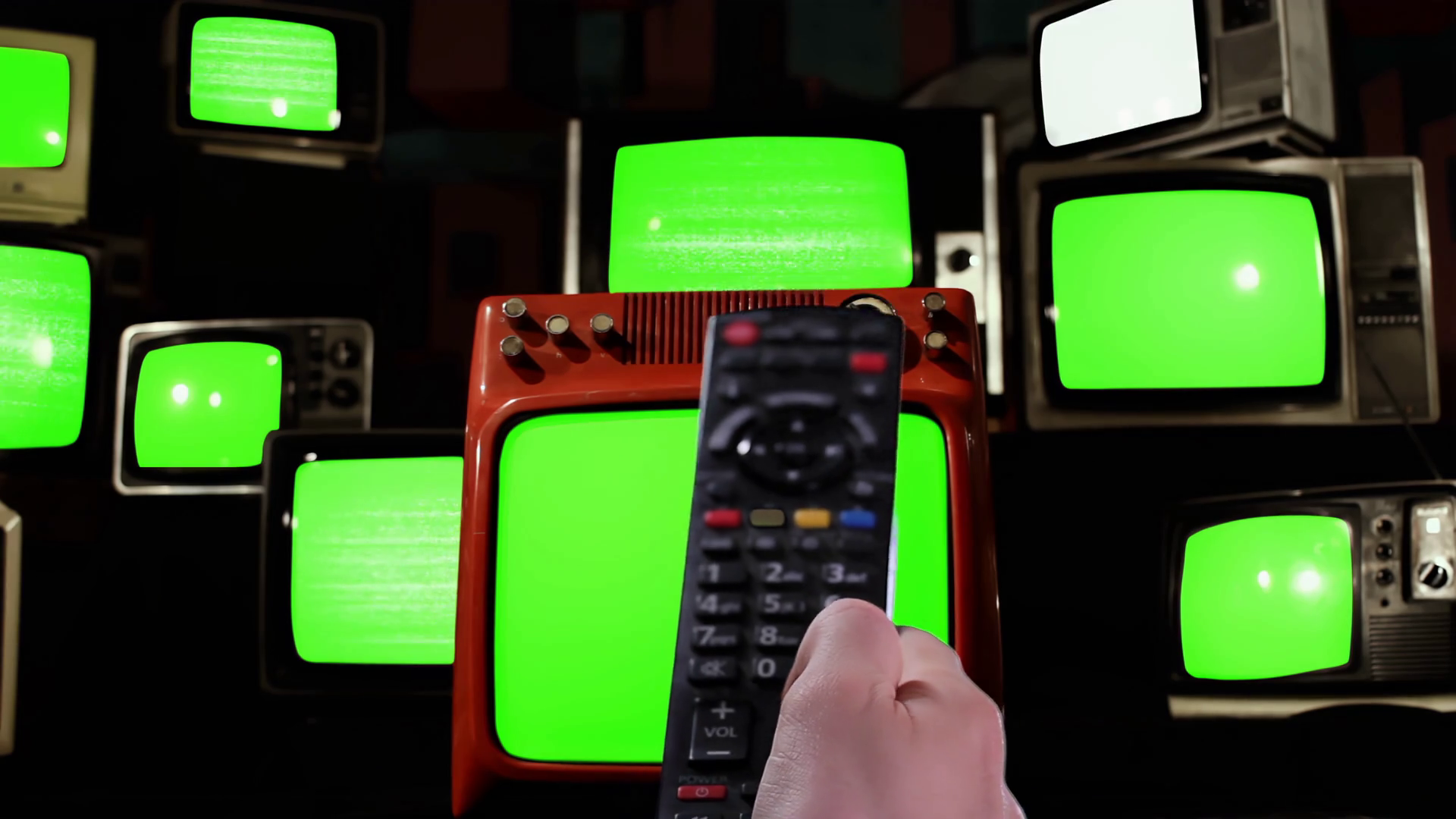 Remote Control Activating Stacked Vintage Stock Footage SBV-351896757 ...