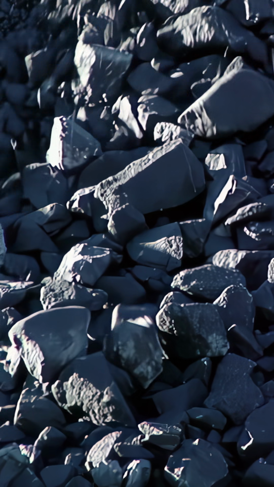 Iron Ore Chunks Falling From Conveyor Mining Stock Footage SBV ...
