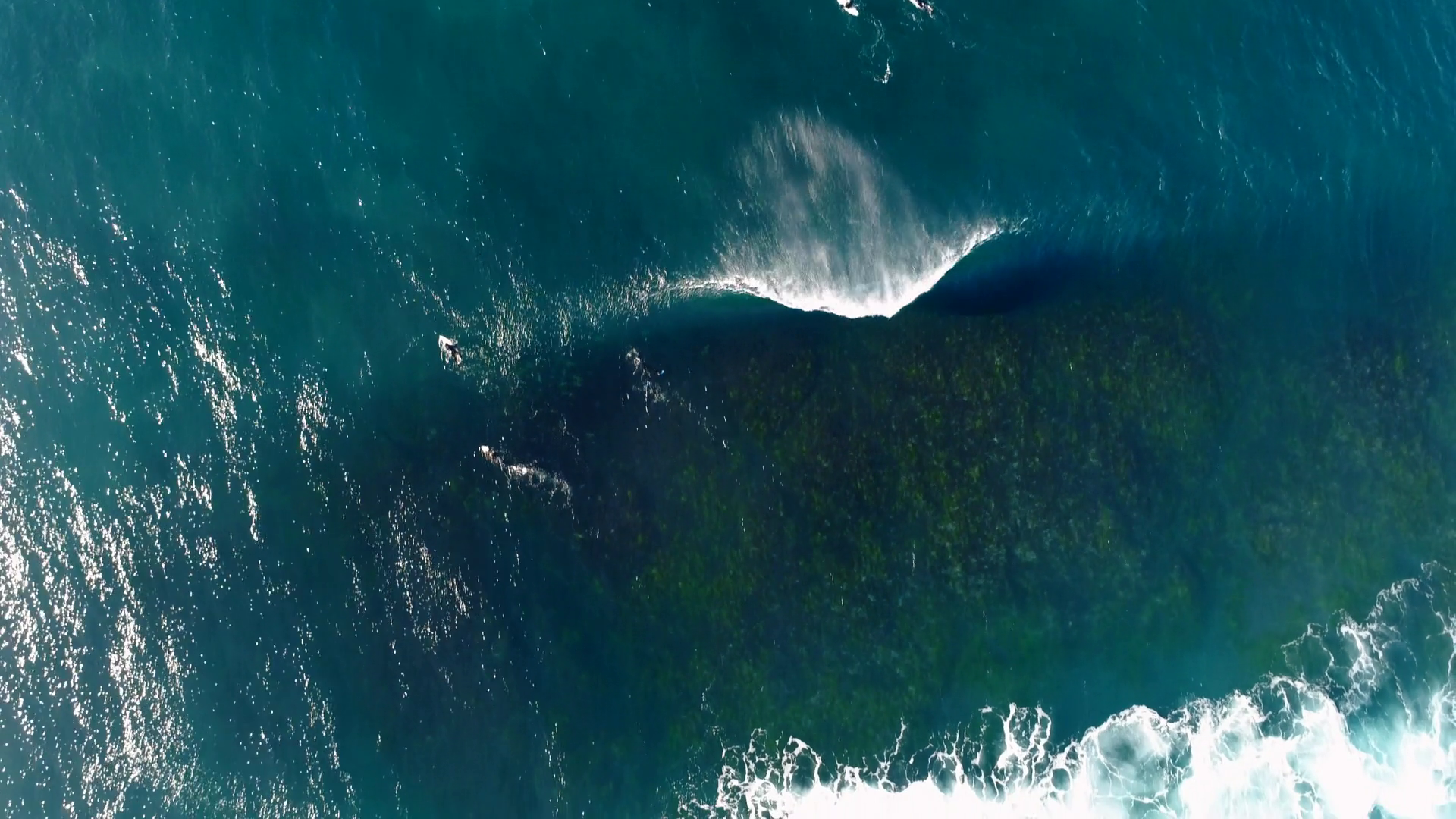 Top Down Of Shifting Water Layers With Stock Footage SBV-352279314 ...