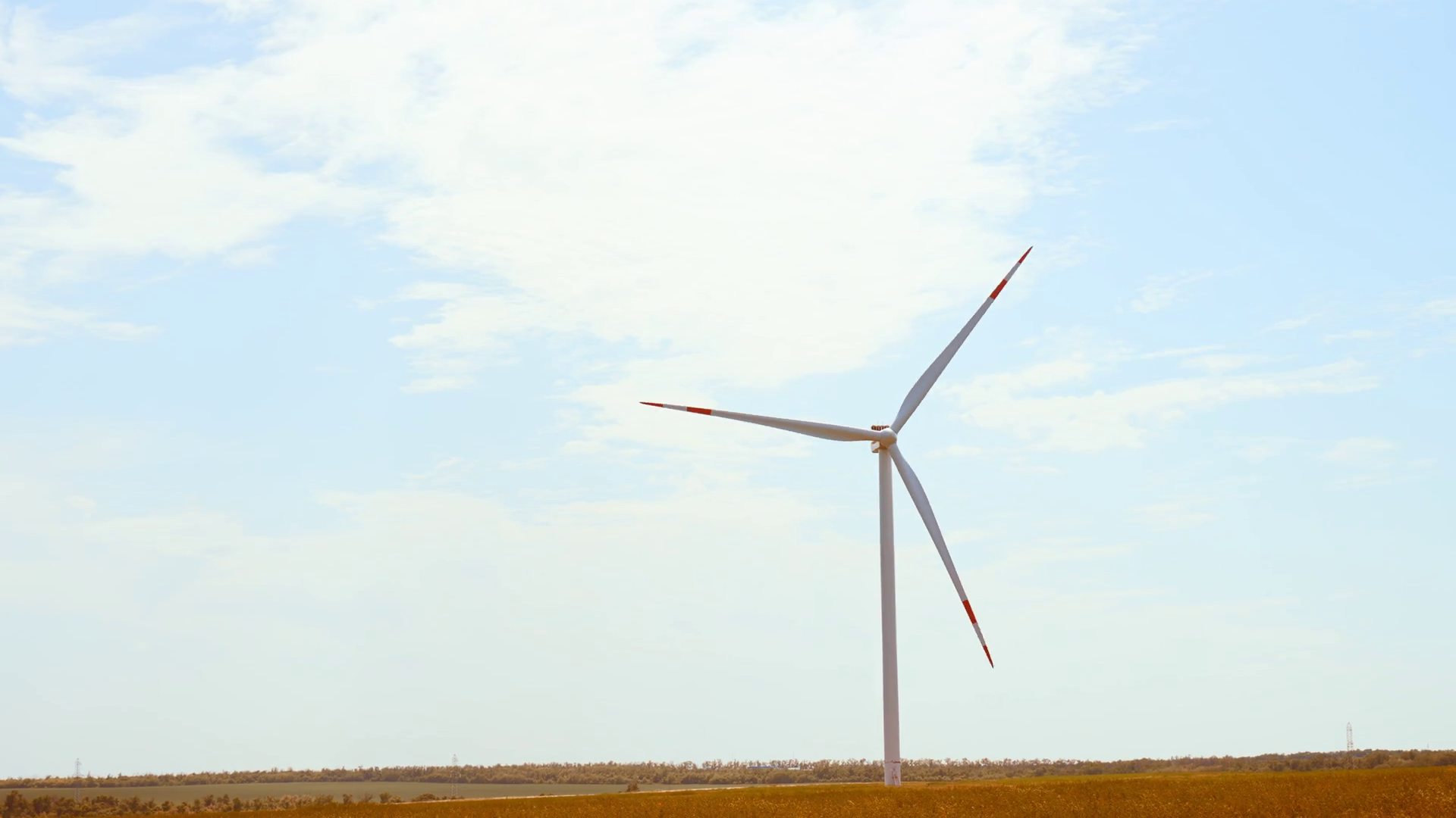 Blades Of Wind Turbines Rotate Generating Stock Footage SBV347128701