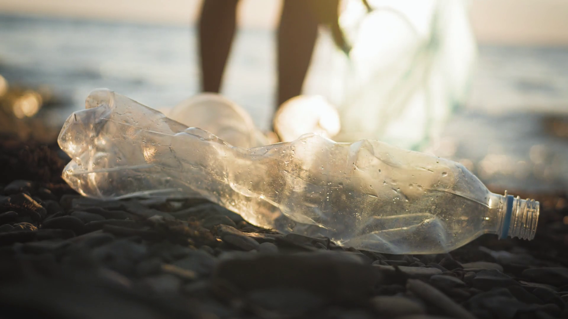 Plastic Bottle In Water Environmental Pollution Ecological Problem My