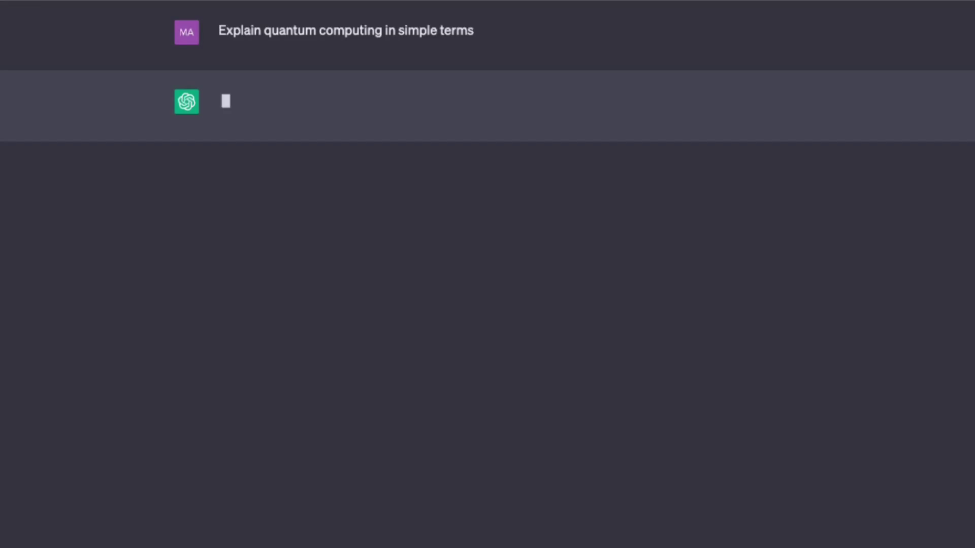 Chat Gpt Explaining Quantum Computing Works Stock Footage SBV347616100