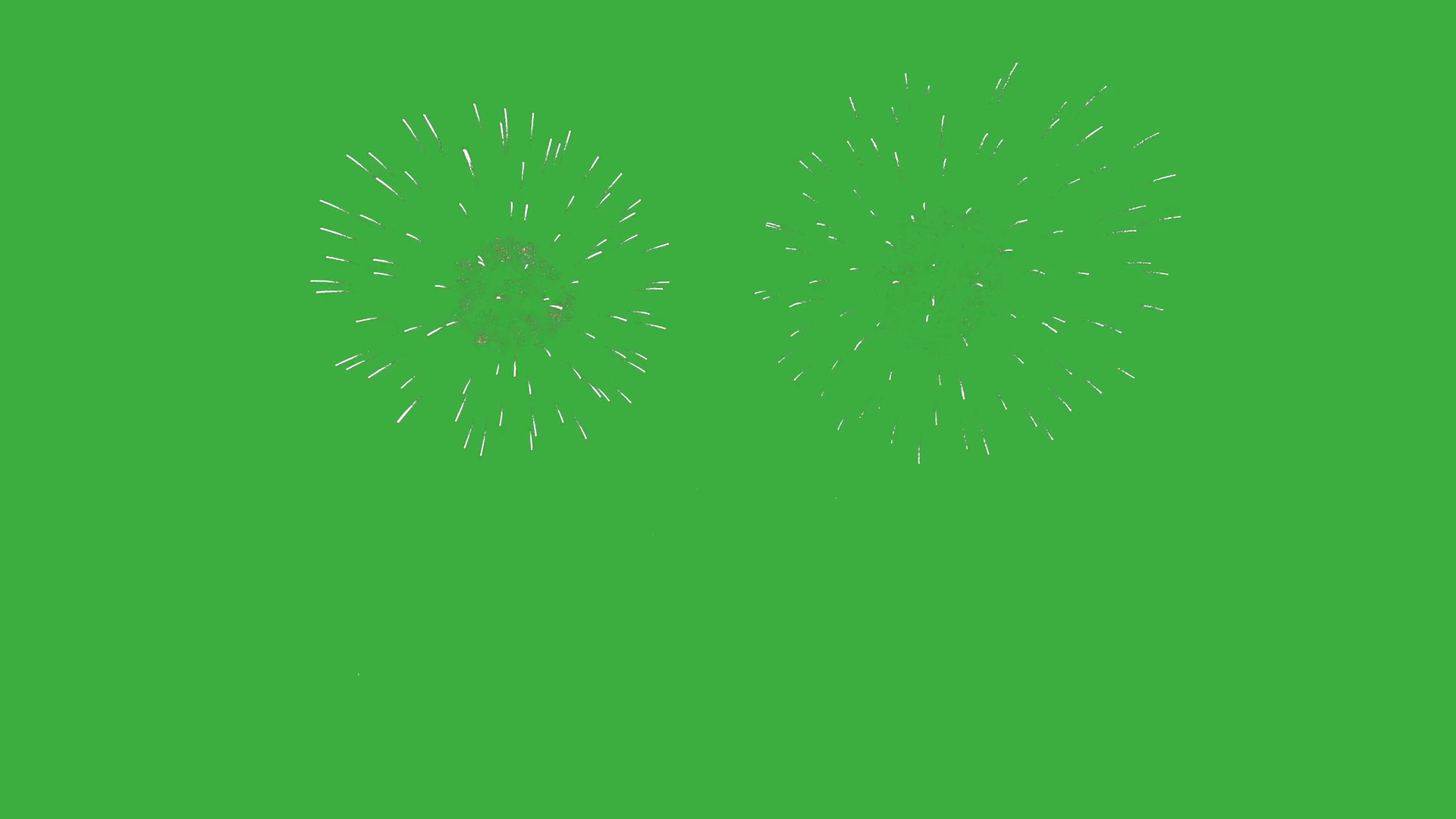 Abstract Firework On Green Screen Chroma Key Stock Footage SBV ...