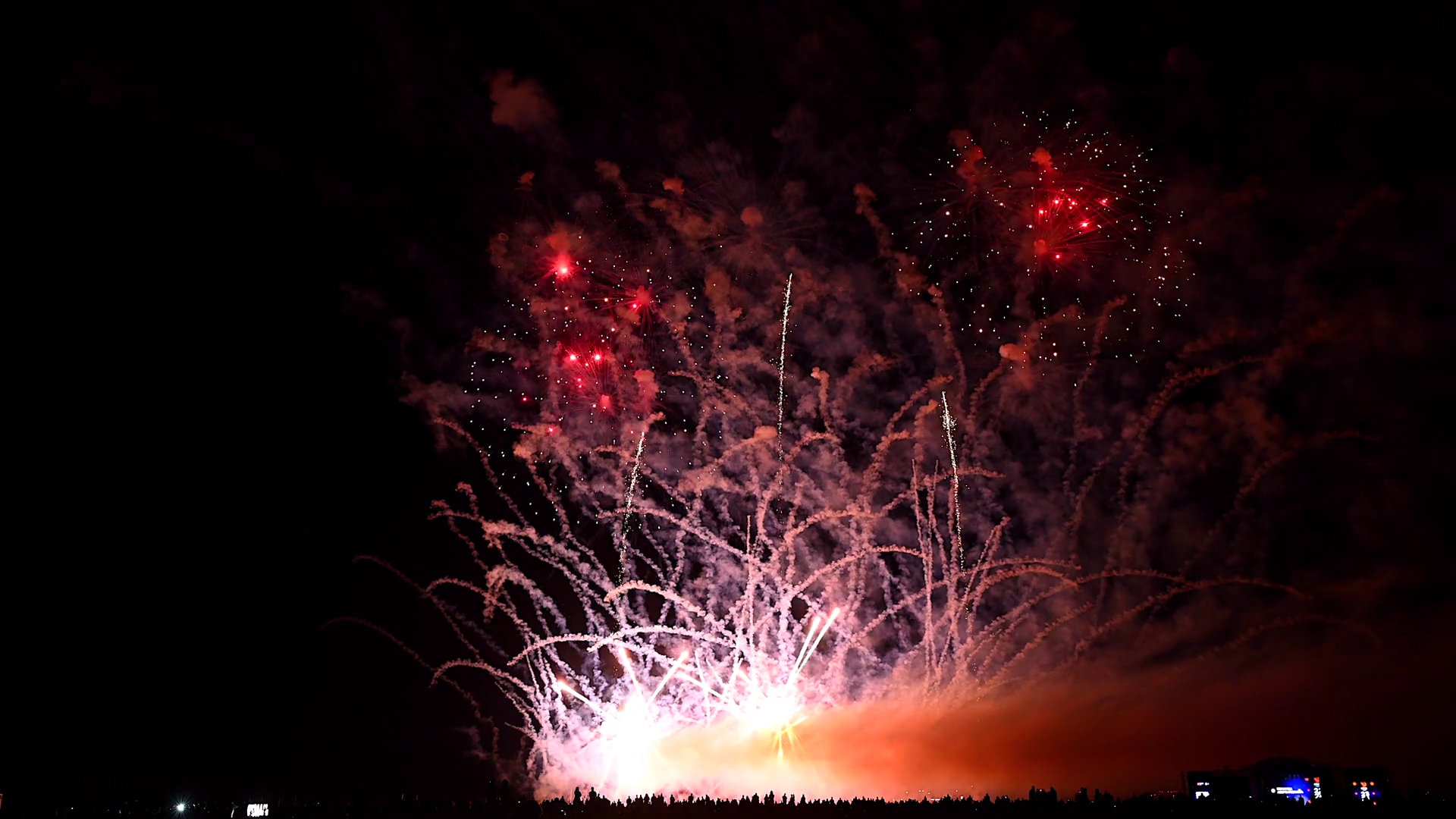Spectacular New Year 2025 Eve Fireworks Stock Footage SBV-351969923 ...