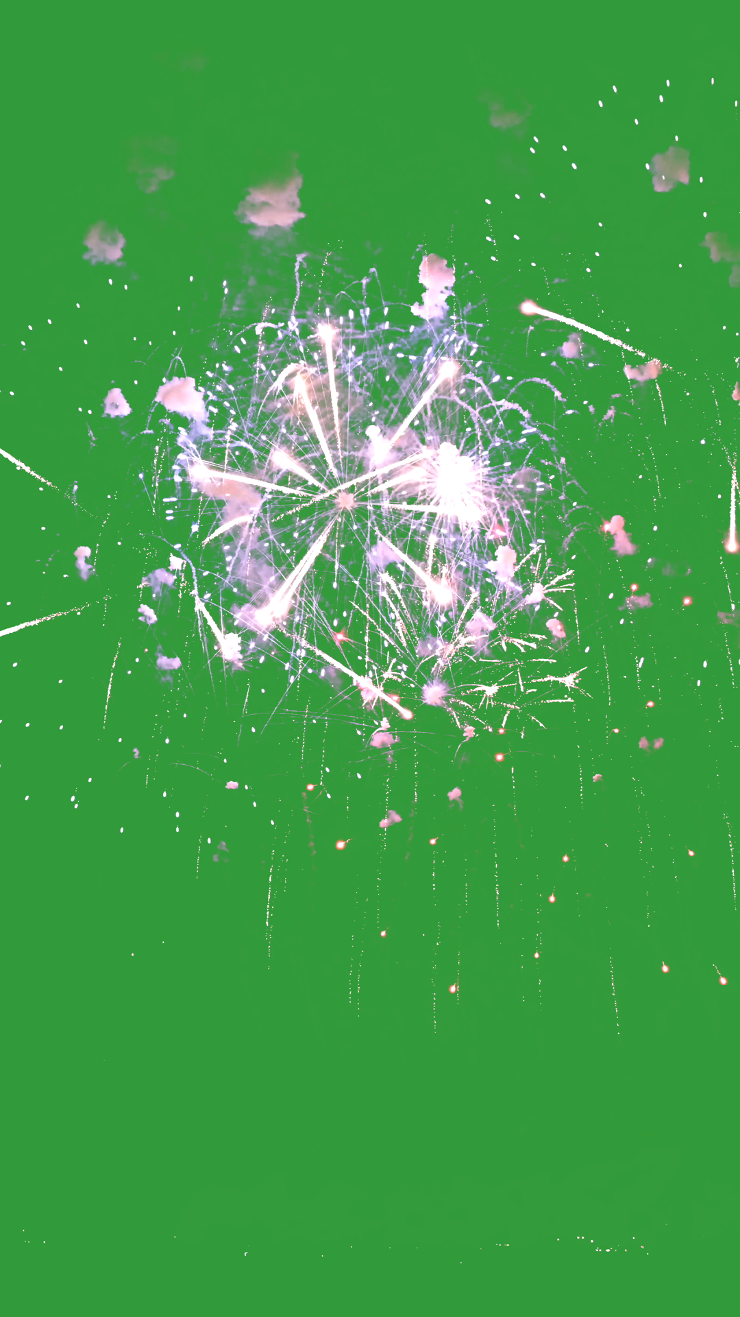 Fireworks Display On Green Screen Background Stock Footage SBV ...