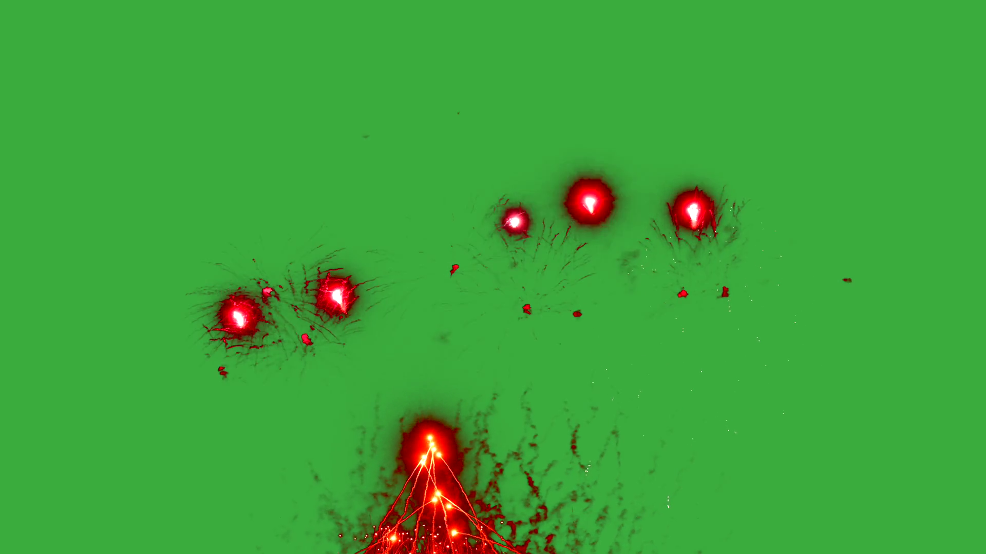 Captivating Firework Display On Green Screen Stock Footage SBV ...
