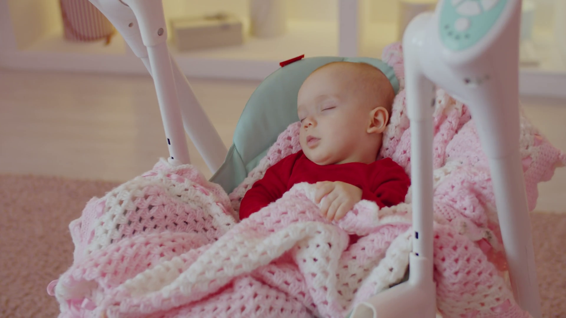 Peaceful Infant Baby Girl Sleeping In Stock Footage SBV347610721 Storyblocks