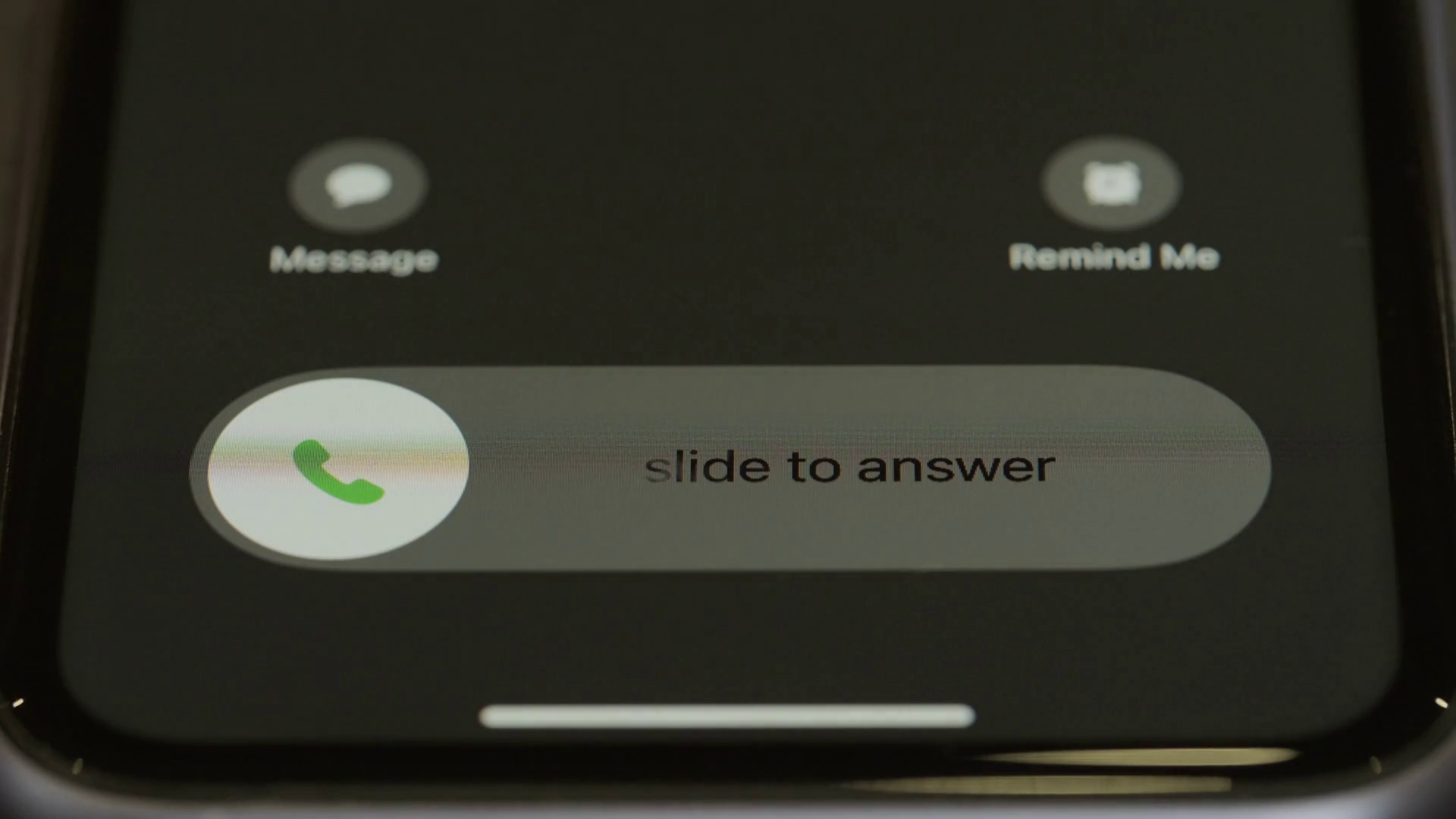 Incoming Call On Mobile Phone Close Up Macro Stock Footage SBV ...