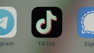 Liverpool, England - July 18, 2024: Close up of TokTok app on phone home screen 